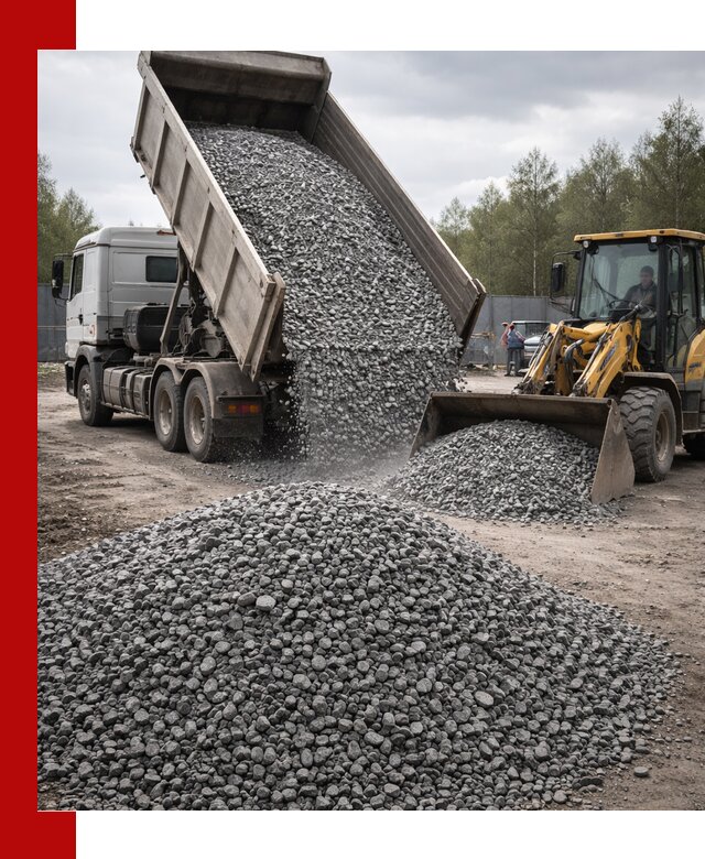 Доставка и продажа щебня гранитного в Ржеве