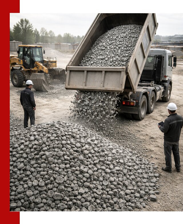 Доставка гранитного щебня фракции 20-40 в Ржеве