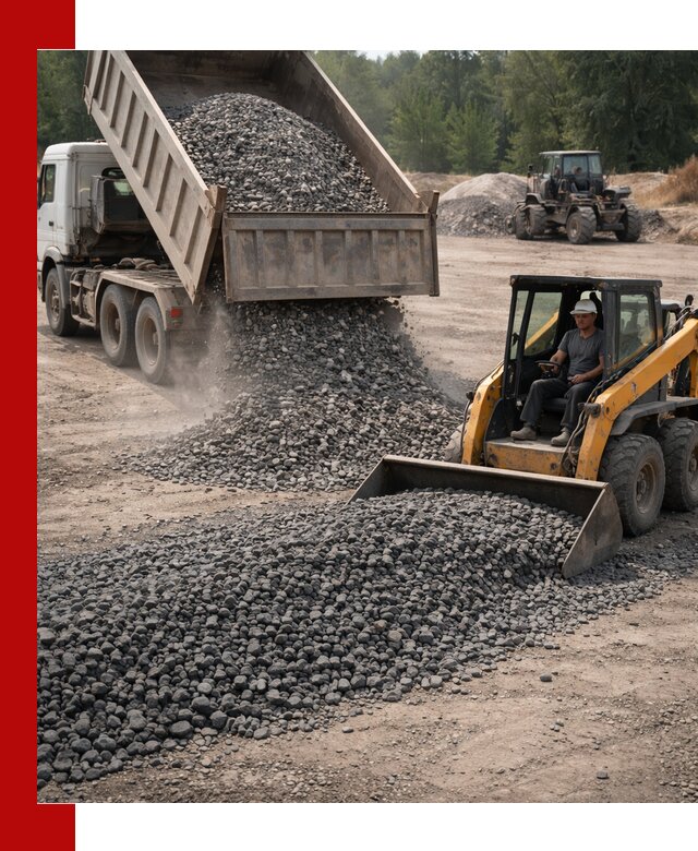 Гранитный щебень фракция 40-70 с доставкой в Ржеве