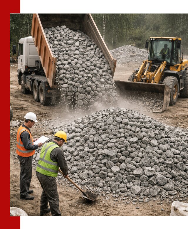 Гранитный щебень фракция 70-150 доставка в Ржеве