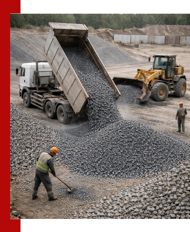 Щебень габбро-диабаз фр. 5-20 с доставкой в Ржеве