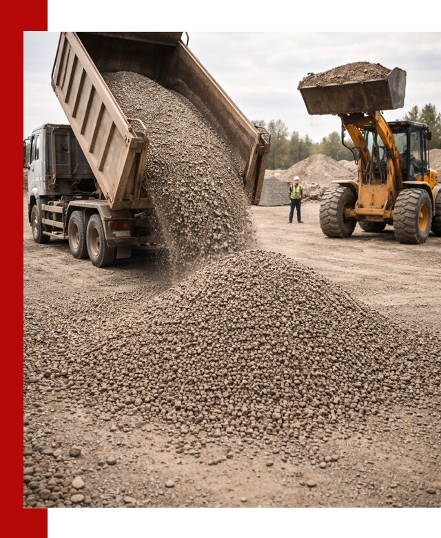 Гравийный щебень фракция 3–10 с доставкой в Ржеве