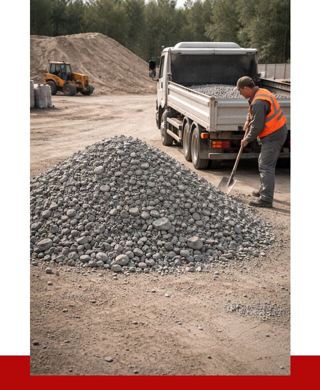 Гравийный щебень фракция 5-10 в Ржеве от 2261 р. | ПРОНЕРУДРжв