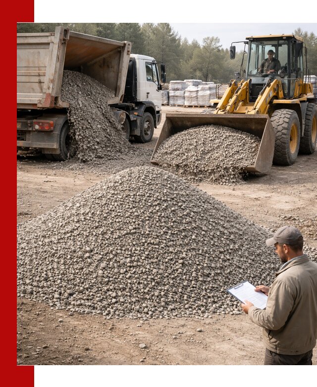 Гравийный щебень фракция 5–10 с доставкой в Ржеве