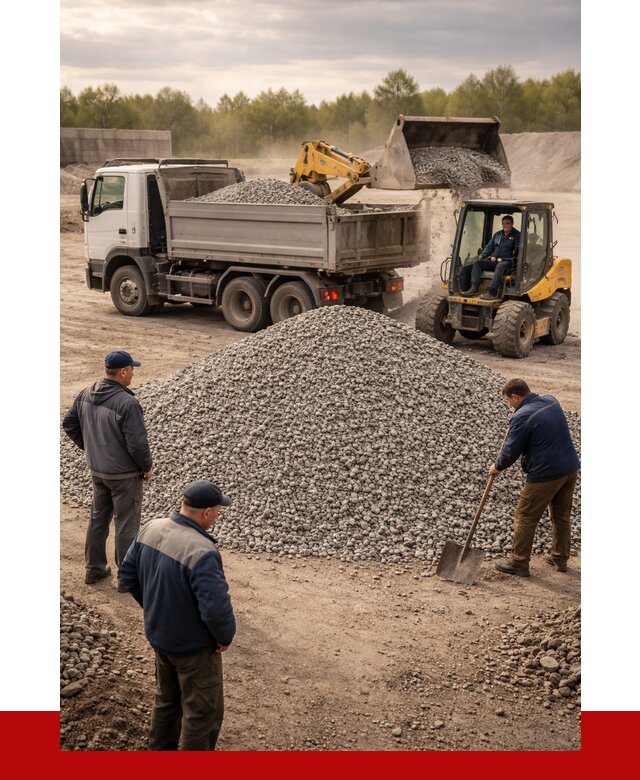 Гравийный щебень фракция 5-20 в Ржеве от 2467 р. ПРОНЕРУДРжв