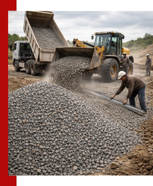 Гравийный щебень фракция 5-20 с доставкой в Ржеве