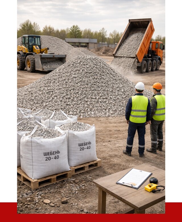 Известняковый щебень 20-40 в Ржеве от 2159 р. ПРОНЕРУДРжв
