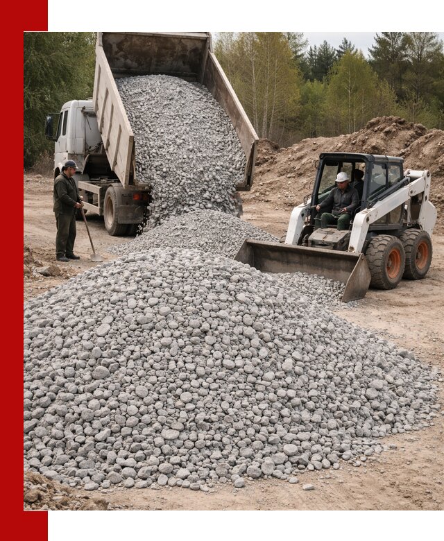 Доставка доломитового щебня в Ржеве напрямую от карьера