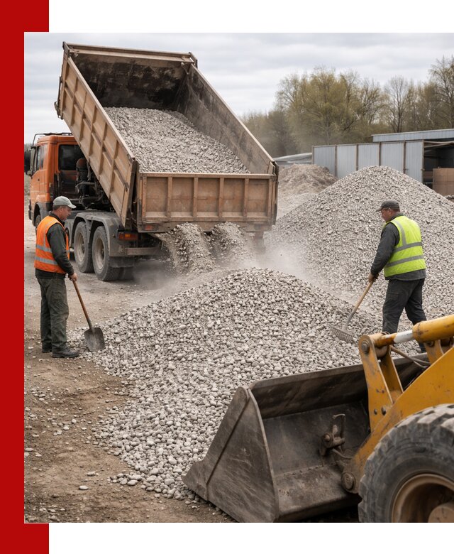 Доломитовый щебень фракции 5-20 с доставкой в Ржеве