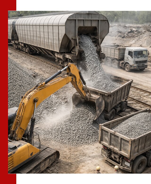 Доставка железнодорожного щебня в Ржеве крупными партиями быстрого отгруза