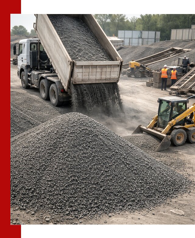 Вторичный щебень фракция 0–5 с доставкой в Ржеве