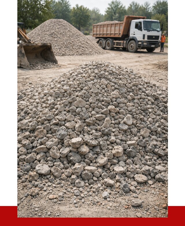 Вторичный щебень фракция 20-40 в Ржеве от 2261 р ПРОНЕРУДРжв