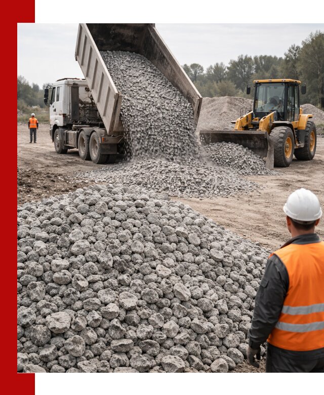 Доставка бетонного щебня фракции 20-40 в Ржеве