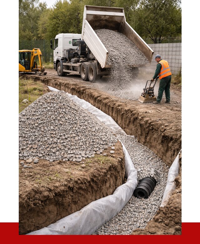 Щебень для дренажа в Ржеве от 1902 р., ПРОНЕРУДРжв доставка