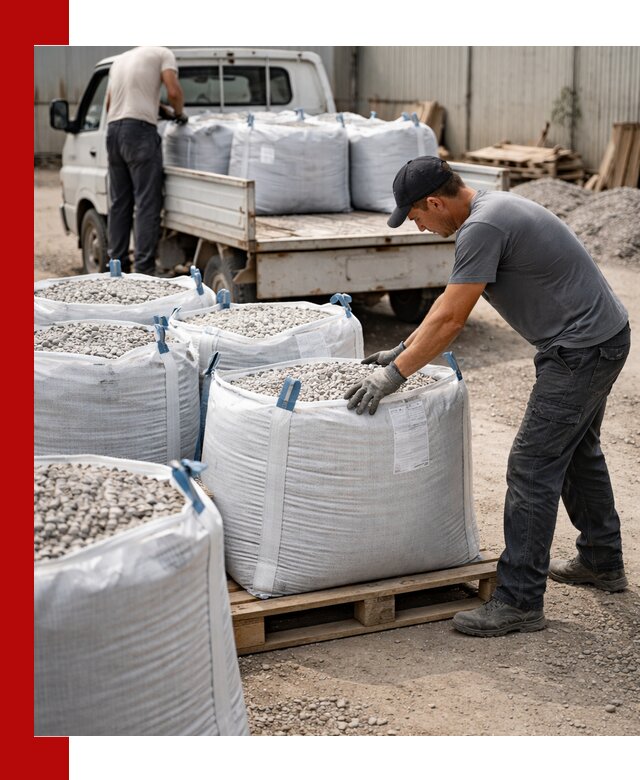 Доставка щебня в мешках по выгодным ценам в Ржеве
