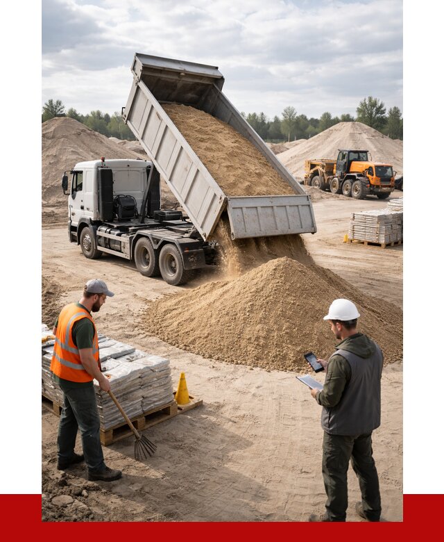 Карьерный песок с доставкой в Ржеве от 3700 р. ПРОНЕРУДРжв