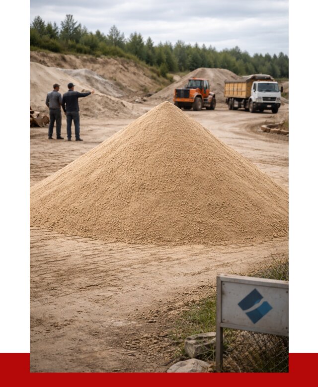 Карьерный песок навалом в Ржеве от 1850 р. | ПРОНЕРУДРжв