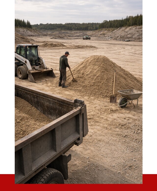 Карьерный песок среднезернистый в Ржеве, от 2261 р. ПРОНЕРУДРжв