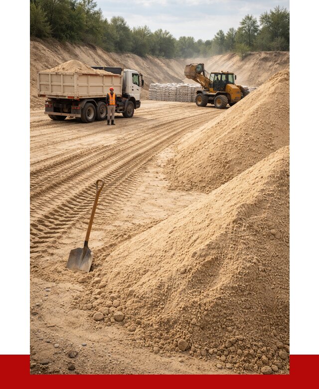 Карьерный песок мелкозернистый в Ржеве от 9251 р. | ПРОНЕРУДРжв