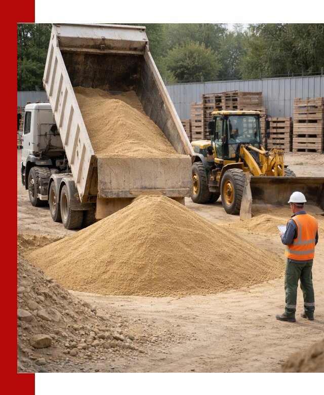 Доставка карьерного мелкозернистого песка в Ржеве