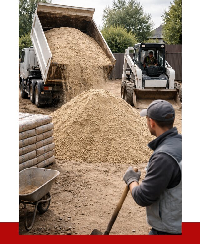 Мытый речной песок с доставкой в Ржеве от 1490 р. | ПРОНЕРУДРжв