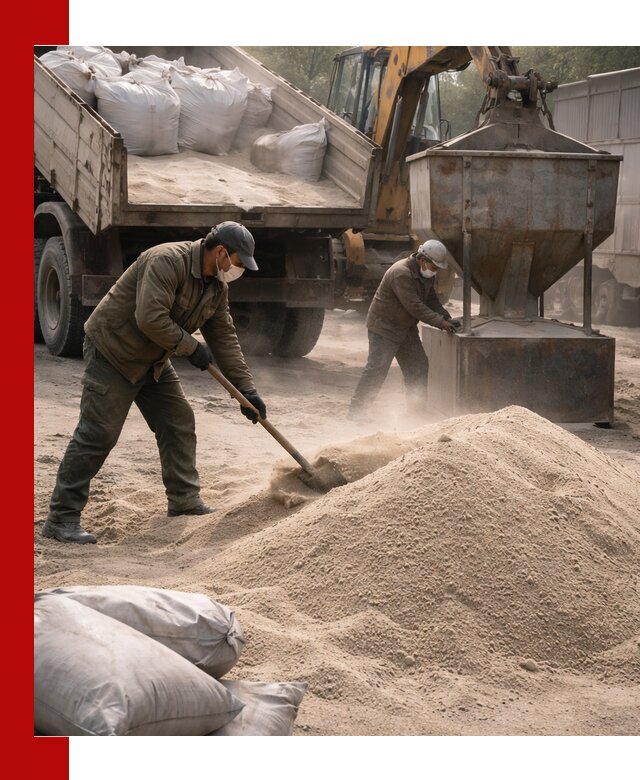 Кварцевый песок для пескоструя в Ржеве — доставка и качество