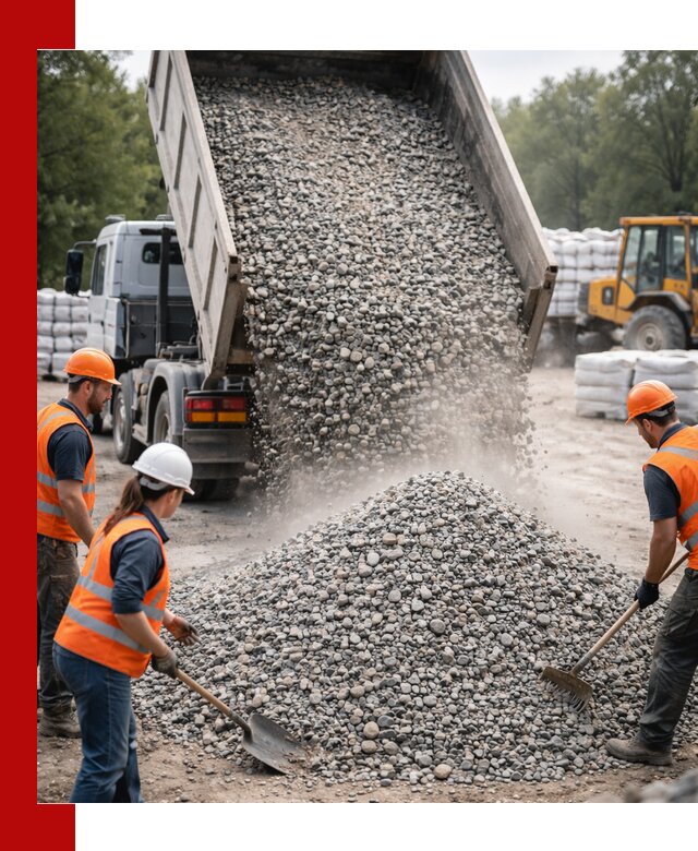 Доставка гравия и камня в Ржеве оптом и в розницу