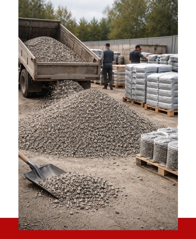 Гравий фракция 5-20 в Ржеве купить от 2364 р. ПРОНЕРУДРжв