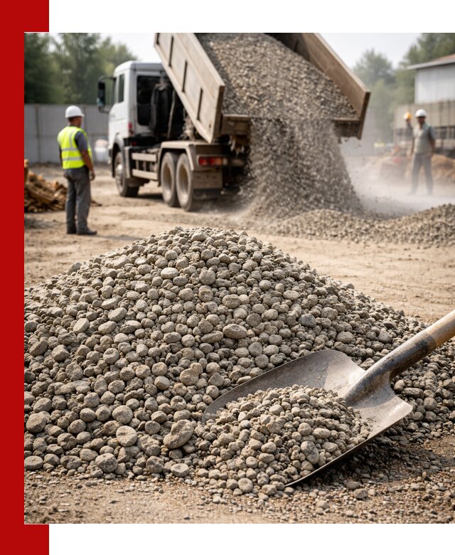 Доставка гравия фракции 20-40 в Ржеве с самосвалами