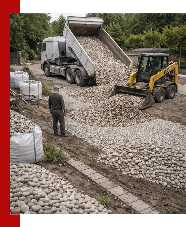 Доставка морской гальки оптом и в розницу в Ржеве