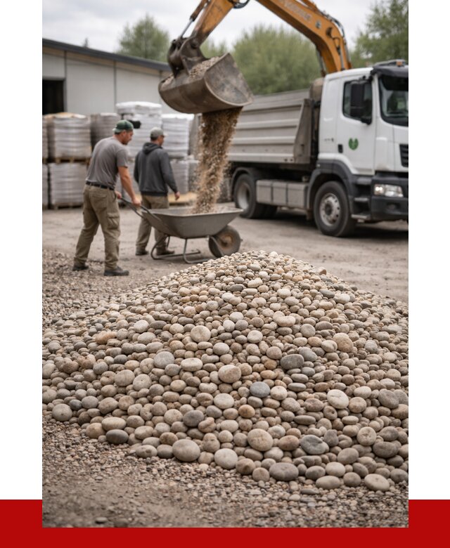 Галька декоративная в Ржеве от 3289 р. за куб | ПРОНЕРУДРжв