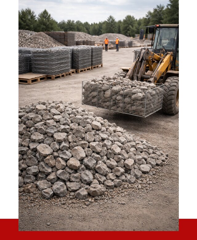 Камень для габионов фракция 70-150 в Ржеве от 4317 р. | ПРОНЕРУДРжв