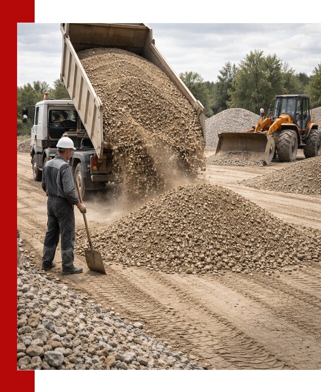 Доставка щпс С3 в Ржеве самосвалами и бортовыми грузовиками