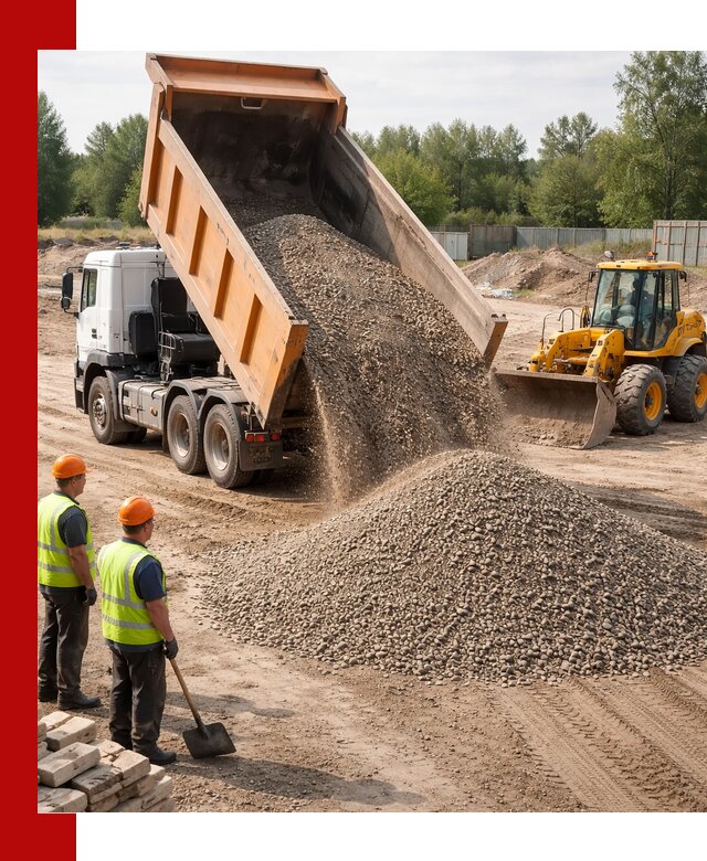 Доставка щебёночно-песчаной смеси ЩПС С7 в Ржеве