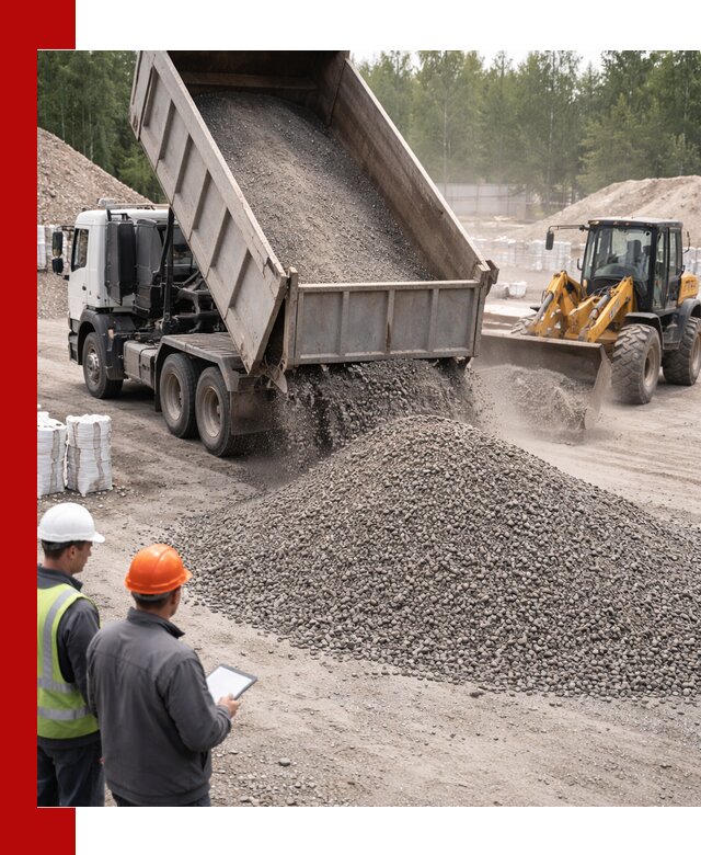 Доставка и продажа гранитного отсева 0-10 в Ржеве