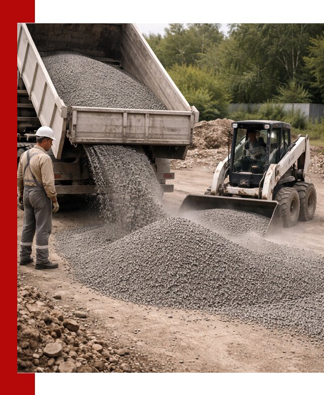 Доставка гравийного отсева 0-5 в Ржеве оптом и в розницу