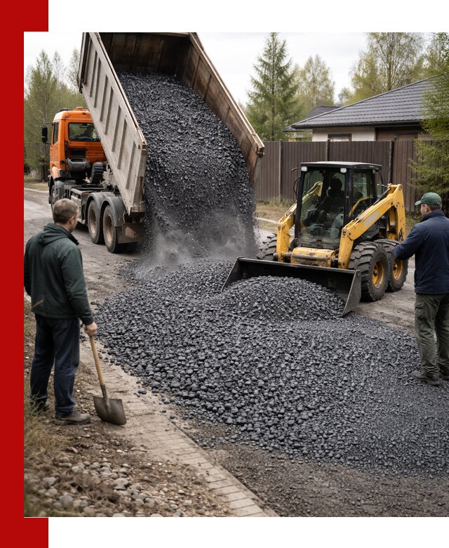 Крошка габбро с доставкой в Ржеве для строительных работ