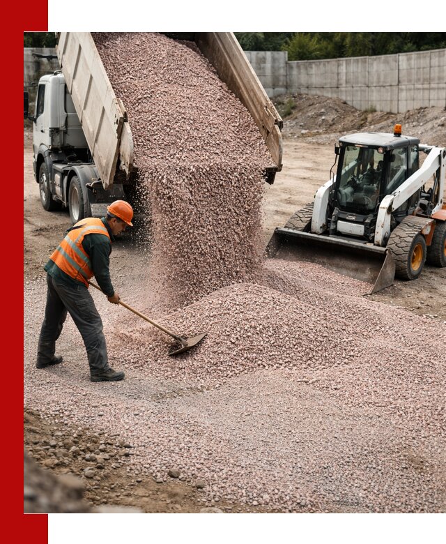 Крошка розовый гранит с доставкой в Ржеве от производителя