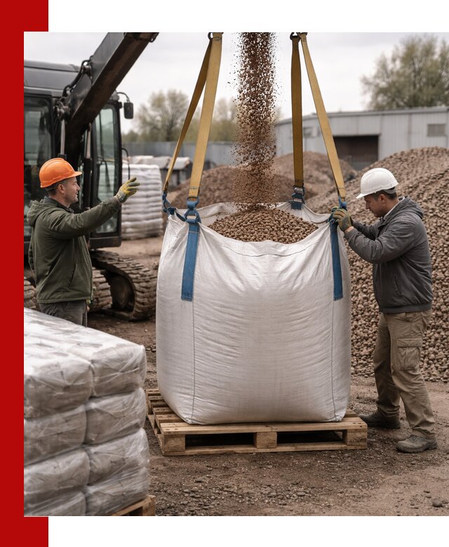 Керамзит в биг-бегах с доставкой в Ржеве
