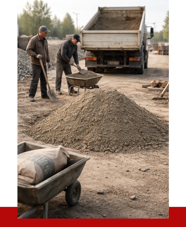 Цементно-песчаная смесь М150 в Ржеве от 4831 р. | ПРОНЕРУДРжв