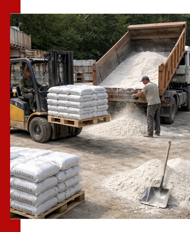 Доставка строительной извести оптом и в розницу в Ржеве