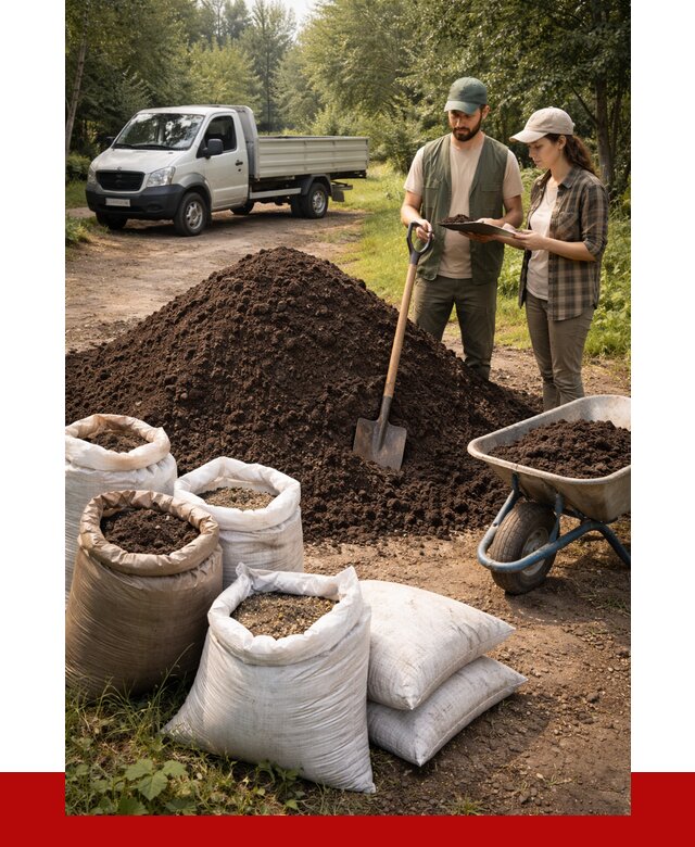 Купить грунт с доставкой в Ржеве от 4626 р. за м3 | ПРОНЕРУДРжв