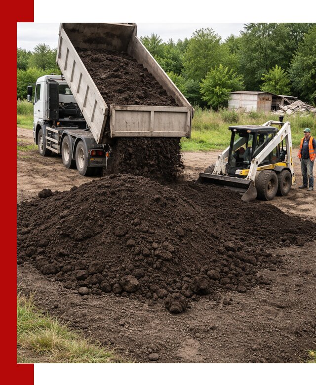 Поставка плодородной земли с доставкой самосвалом в Ржеве