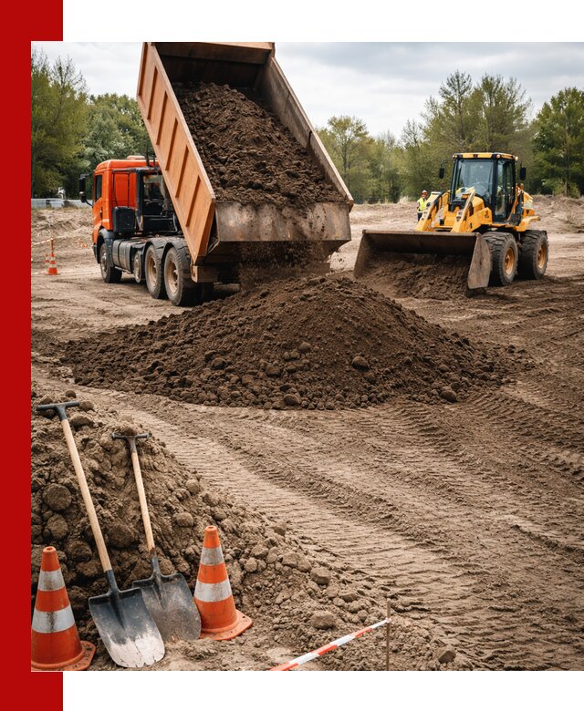 Поставка и доставка планировочного грунта в Ржеве