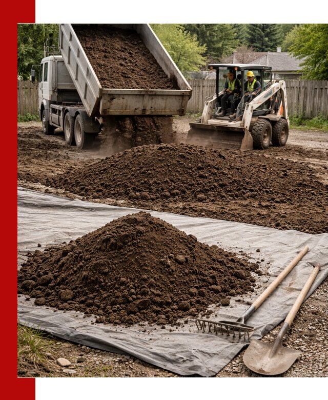 Грунт для отсыпки участка с доставкой в Ржеве