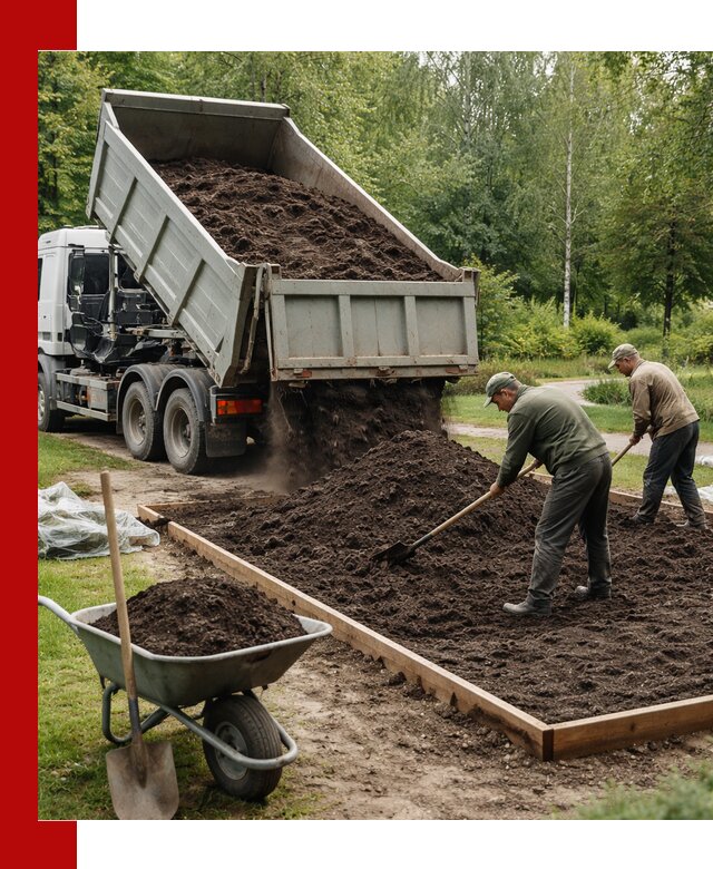 Доставка грунта для озеленения и благоустройства в Ржеве