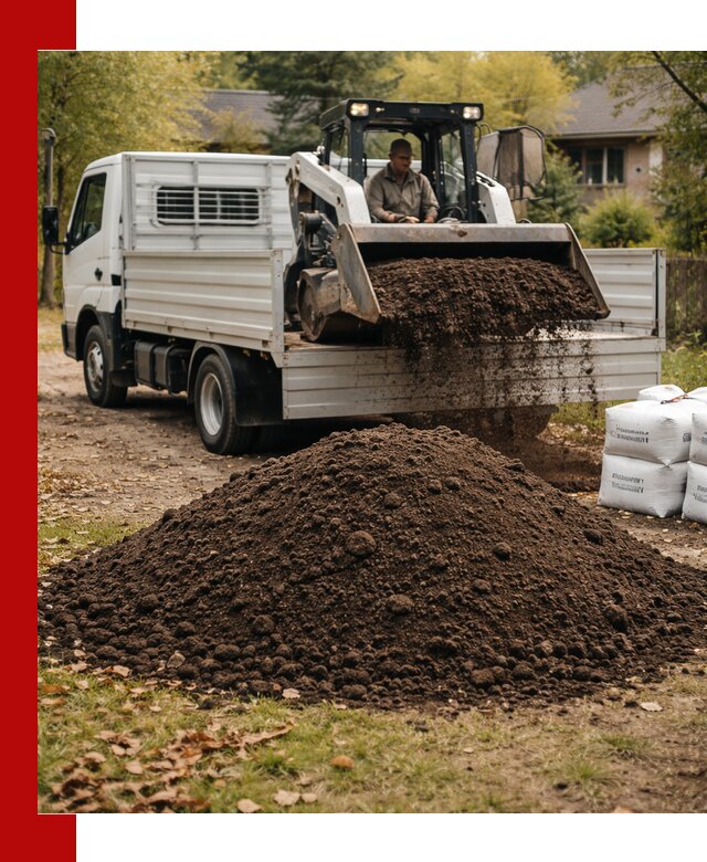 Доставка садовой земли в больших объёмах в Ржеве