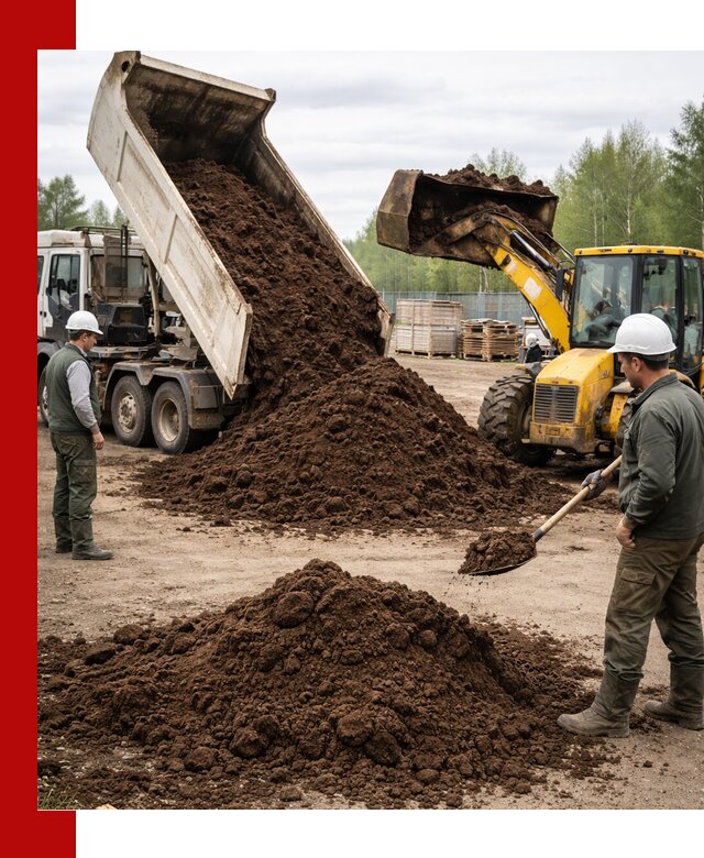 Доставка торфа оптом и в мешках в Ржеве