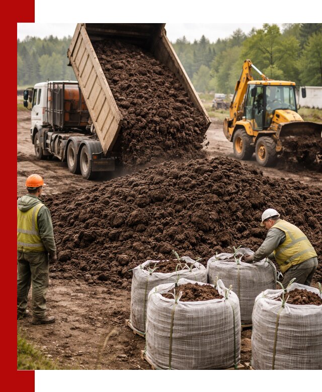 Доставка нейтрального торфа в Ржеве оптом и в розницу