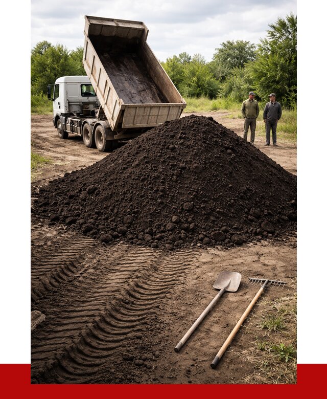Купить чернозем навалом в Ржеве от 1233 р. за куб | ПРОНЕРУДРжв